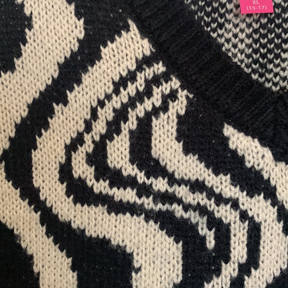 No Boundaries Multi Color Sweater Vest - image 3